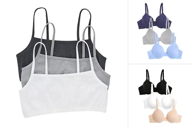 Detailed view of Best 3 Pack Cotton Bras