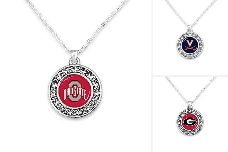 Detailed view of Best Abby Necklace Charm Diameter .75 Inches