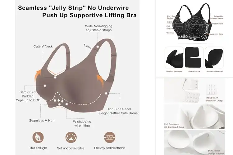 Detailed view of Best All-Day Comfort Bras
