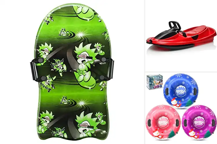 Detailed view of Best Anti-Slip Bottom Snow Sled