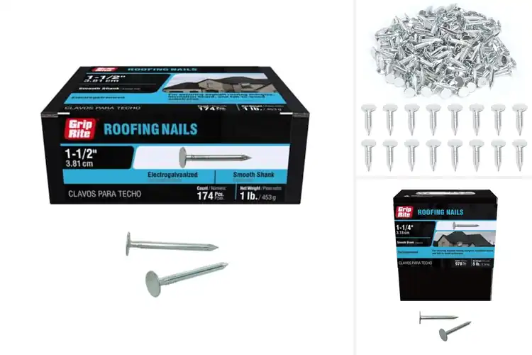 Detailed view of Best Asphalt Shingles Nails
