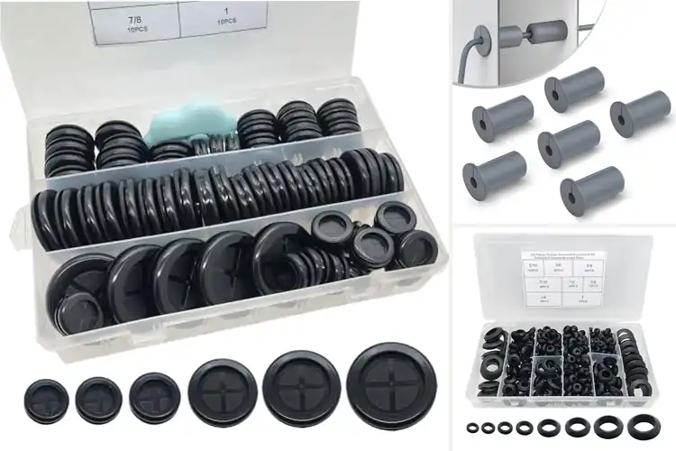 Detailed view of Best Cable Grommet Sets for Tidy & Secure Cords