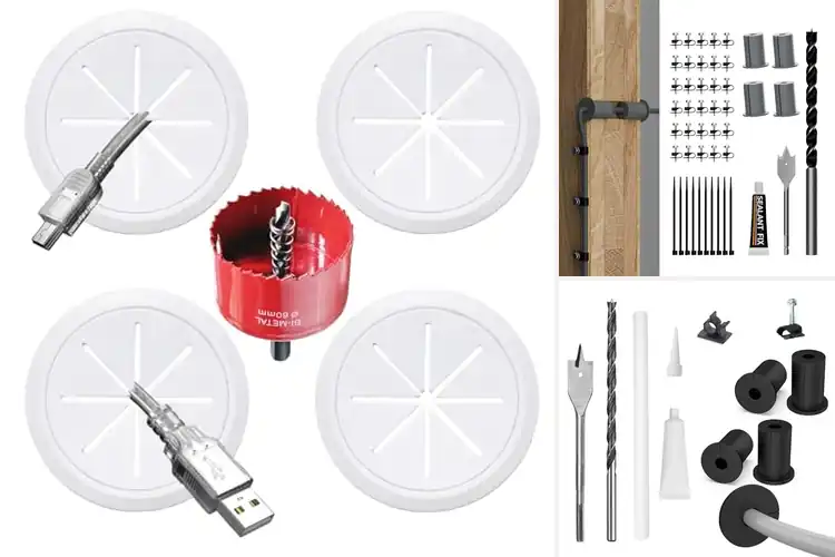 Detailed view of Best Cable Pass Through Kits: Hide Wires