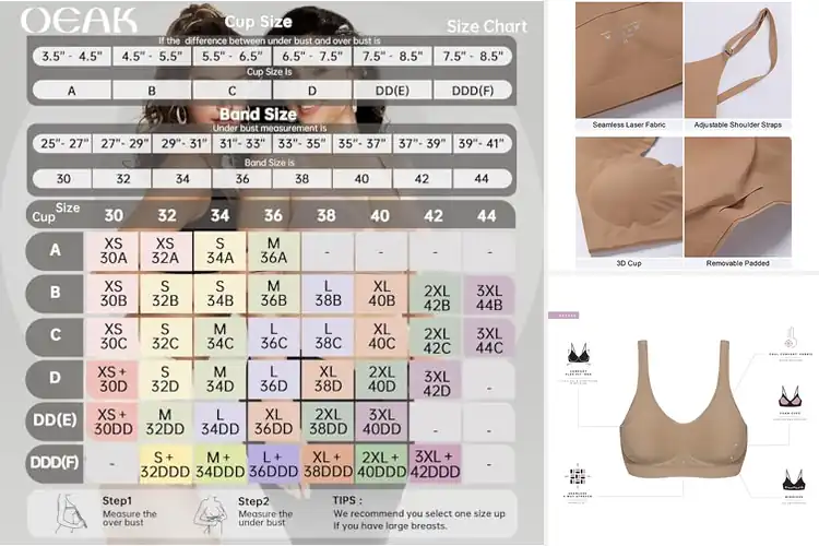 Detailed view of Best Comfort Bras: Ultimate Support for Everyday Wear