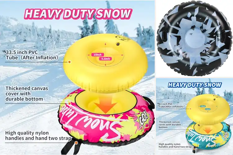 Detailed view of Best Comfortable Snow Tubes: Smooth Rides, Lasting Fun