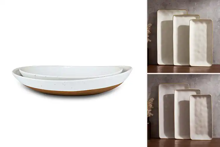 Detailed view of Best Dishwasher Safe Turkey Serving Sets