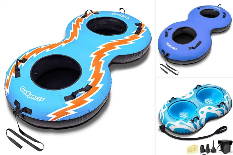 Detailed view of Best Double Person Snow Tubes for Epic Winter Fun