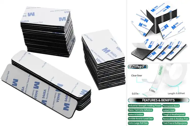 Detailed view of Best Double-Sided Adhesive Strips