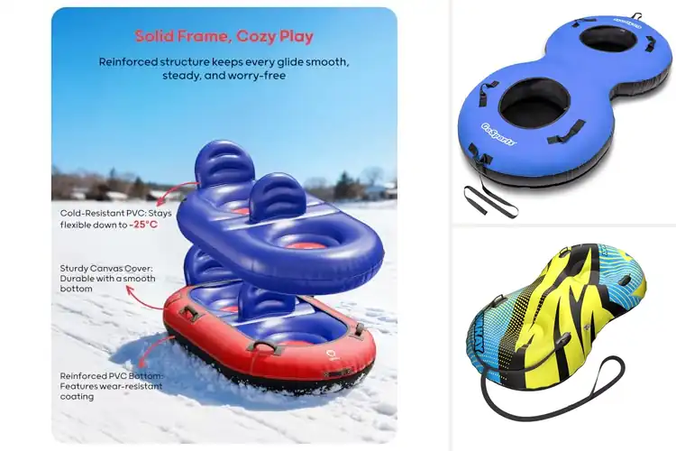 Detailed view of Best Dual Person Snow Tubes
