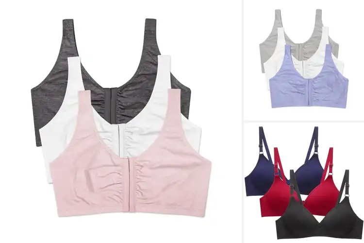 Detailed view of Best Eco Friendly 3 Pack Bras