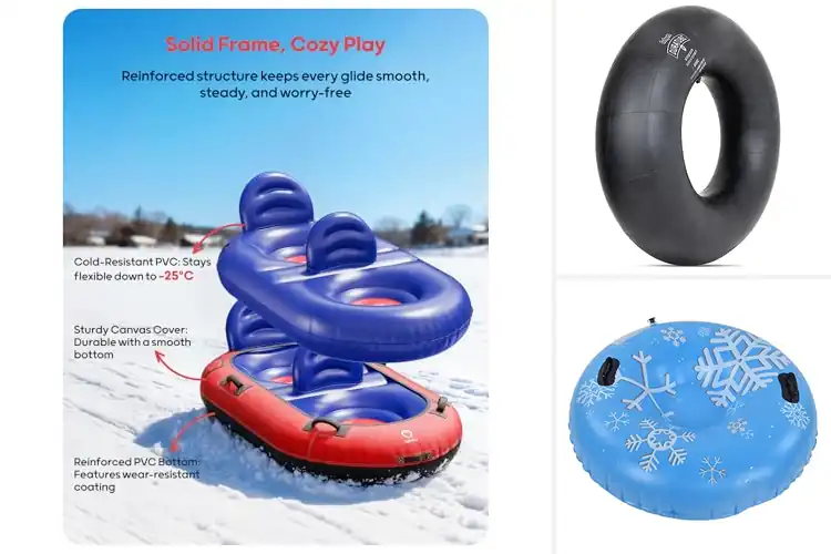 Detailed view of Best Fast Inflation Snow Tubes