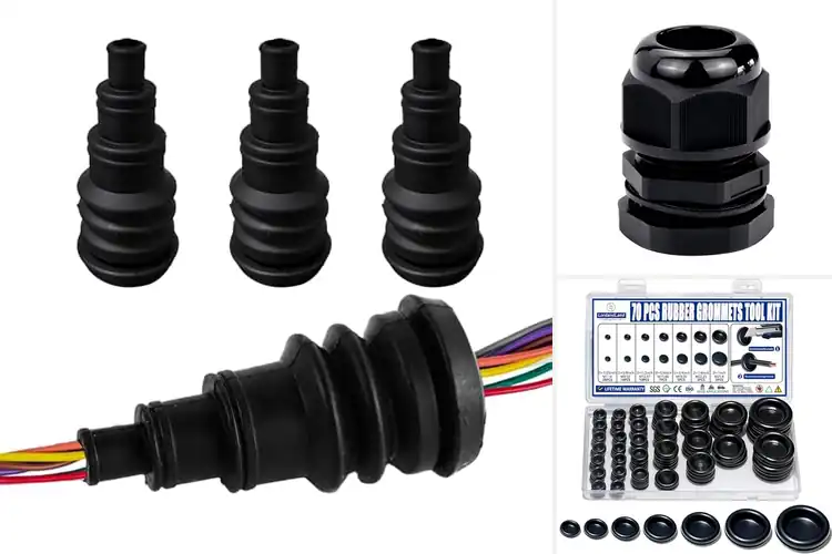 Detailed view of Best Firewall Cable Grommets for Clean, Safe Wire Management
