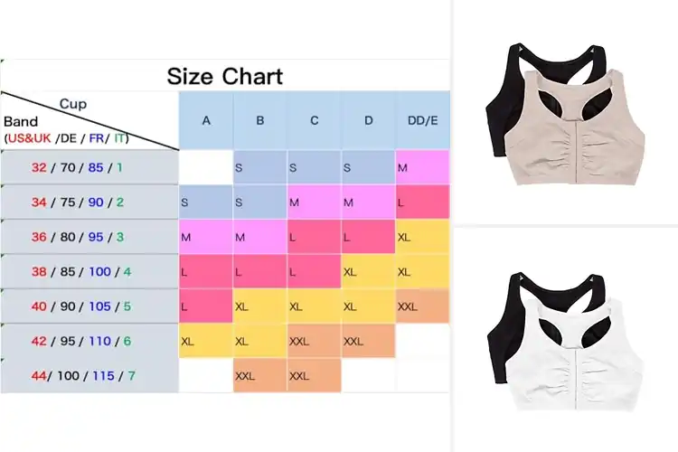 Detailed view of Best Front Closure Sports Bras For Women