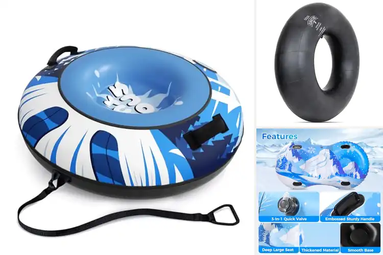 Detailed view of Best Heavy Duty Inflatable Sleds for Fast, Smooth Thrills