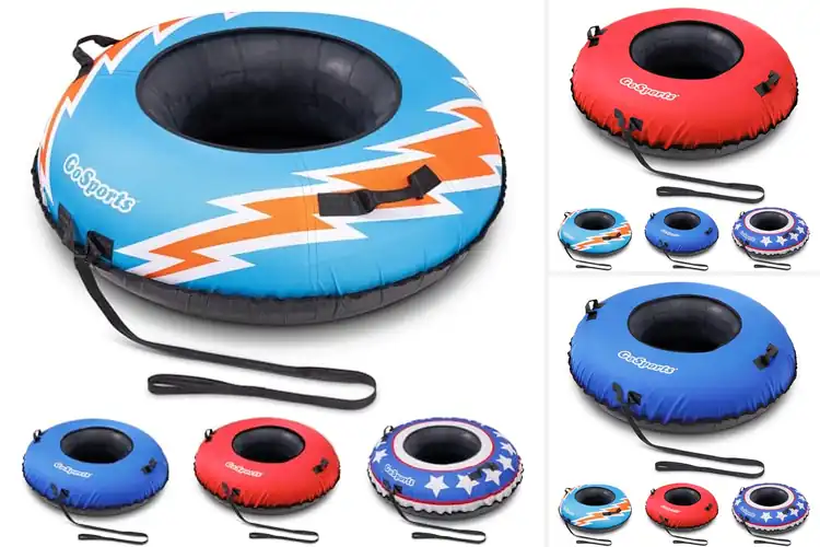 Detailed view of Best Heavy Duty Snow Tubes with Covers