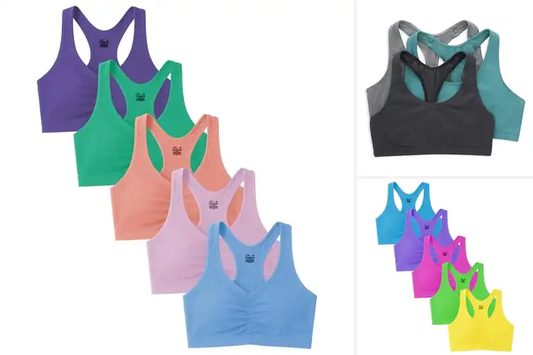 Detailed view of Best Multi Pack Cotton Sports Bras