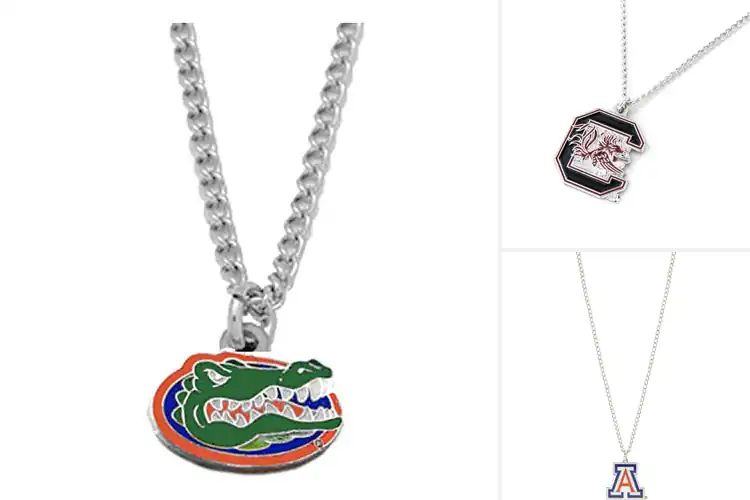 Detailed view of Best NCAA Team Necklaces