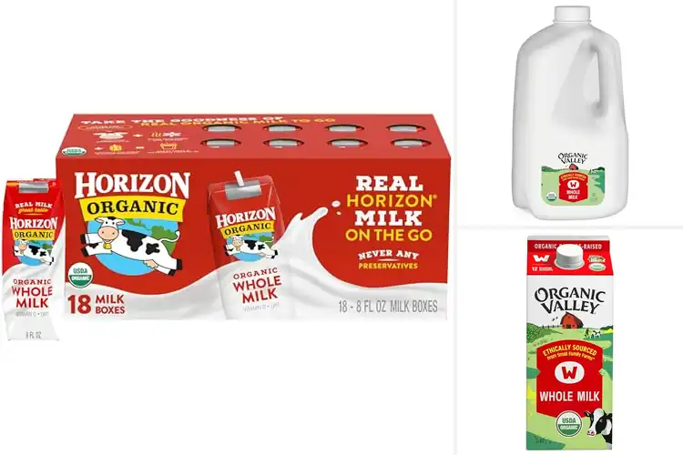 Detailed view of Best Organic Milks: Healthy Choices for Your Family
