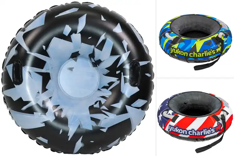 Detailed view of Best Padded Handles Snow Tube