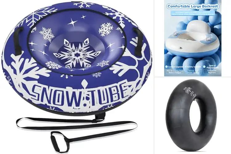 Detailed view of Best Portable Deflatable Snow Tube