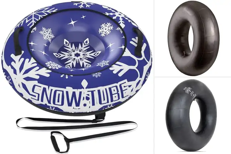 Detailed view of Best Portable Deflatable Snow Tubes