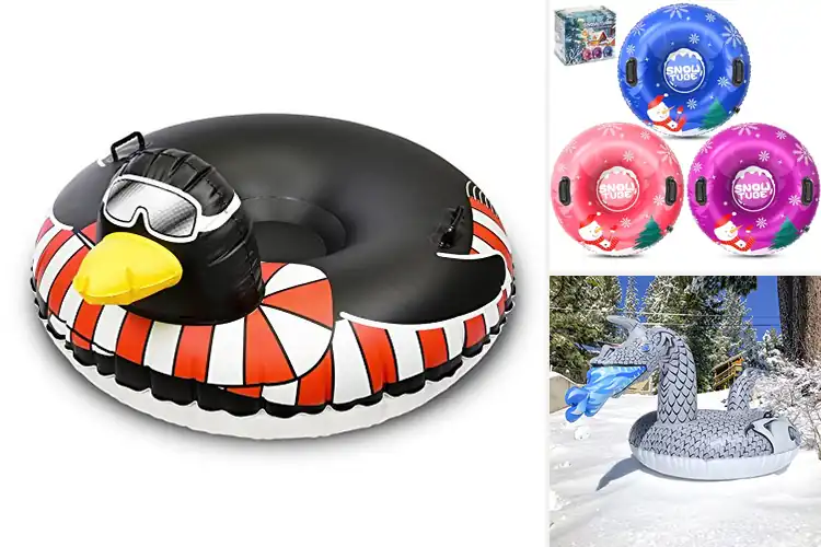 Detailed view of Best Portable Inflatable Snow Sleds