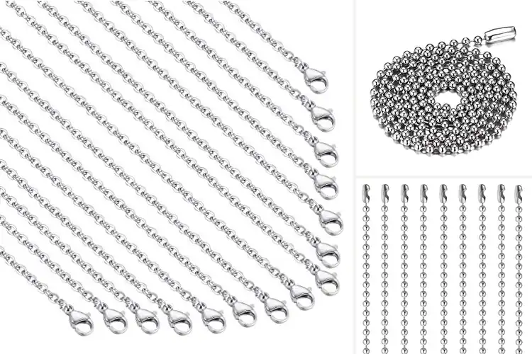 Detailed view of Best Stainless Steel Beadnecklaces