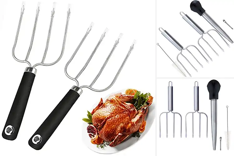 Detailed view of Best Stainless Steel Turkey Lifters
