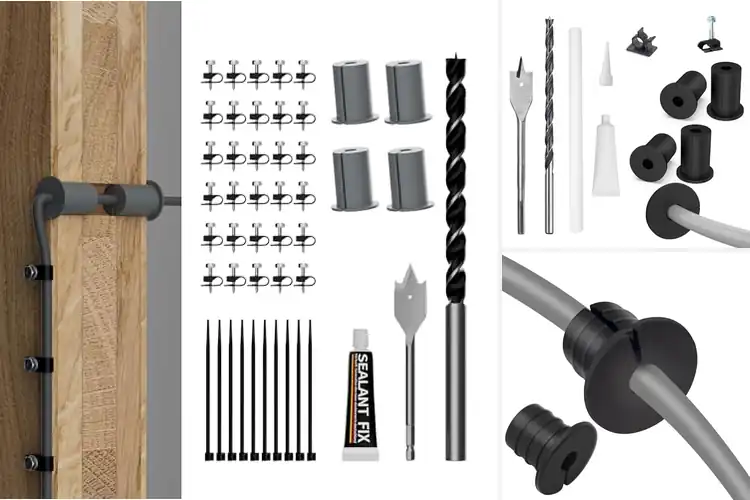 Detailed view of Best Starlink Cable Routing Kits: Tidy & Protected