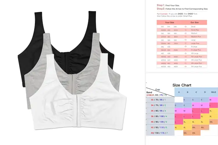 Detailed view of Best Supportive Front Closure Sports Bras