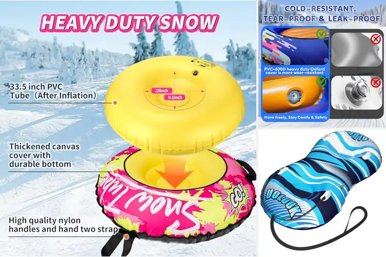 Detailed view of Best Tow Rope Snow Tubes