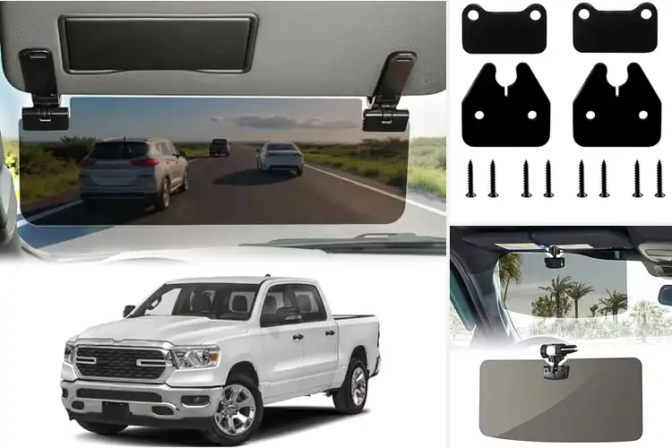 Detailed view of Best Truck Sun Visor Solutions to Beat Glare & UV Rays