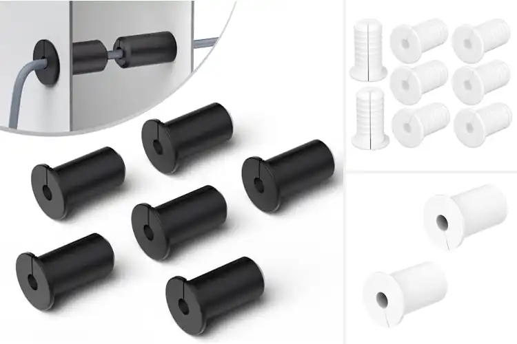 Detailed view of Best Wall Hole Cable Grommets